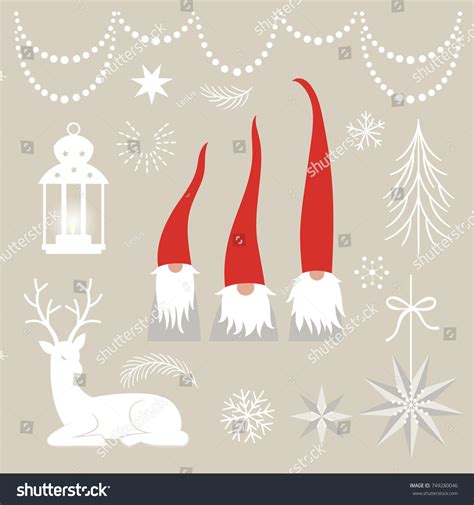 1.561 Gnomes Christmas Silhouette Images, Stock Photos & Vectors ...