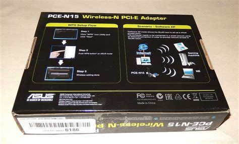 Asus Pce N15 Maximum Performance Wireless N Network Adapter 300mbps Transmit Ebay