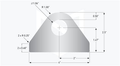 Lifting Lug Size Chart