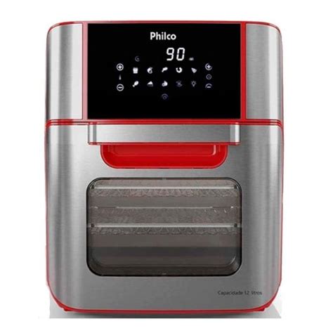 Fritadeira Air Fryer Philco Oven Pfr V Digital Em Vermelha L