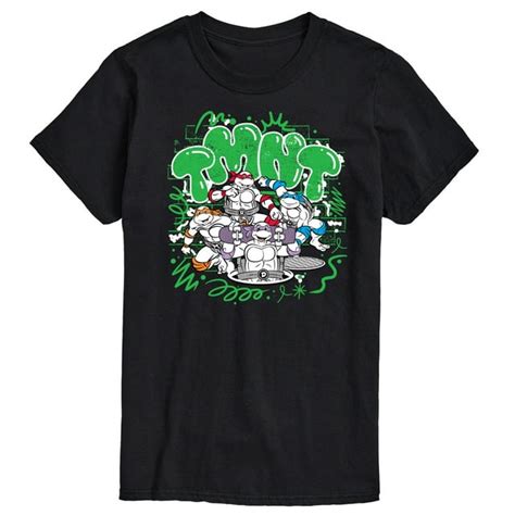 Teenage Mutant Ninja Turtles Tmnt Paint Logo Mens Short Sleeve