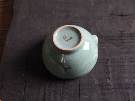 Handmade Korean Celadon Tea Set For With Gift Box Clouds Etsy