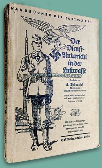 1938 Nazi Reibert Type Luftwaffe Handbook