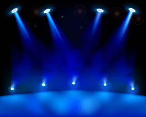 Download Bright stage lights illuminating a live performance ...