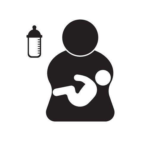 Breastfeeding Mother Room Symbol Icon Vector Illustration Design