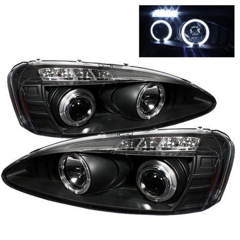 Spyder Pontiac Grand Prix 04 08 Projector Headlights LED Halo LED Blk