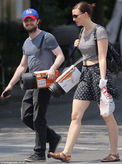 Daniel Radcliffe and Erin Darke shop for workout kit in New York City ...