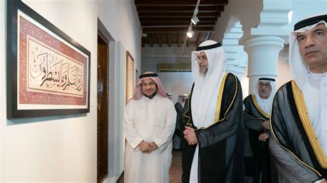 Sharjah Crown Prince Inaugurates Sharjah Calligraphy Biennial 10