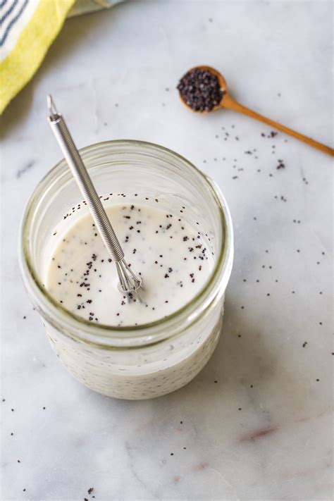 Creamy Poppy Seed Dressing Vegan Healthy The Simple Veganita