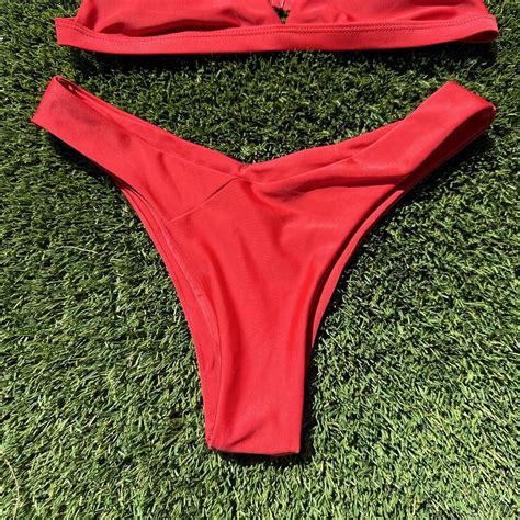 Womens Swimsuit Piece Brazilian Top Thong Bikini Set High Cut Bathing