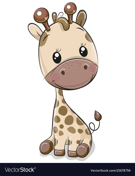 Baby Giraffe Vector