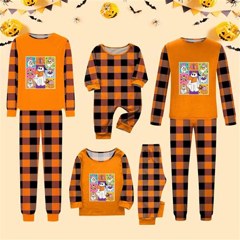 Family Matching Pajamas Bella Ghost Plaid Christmas Onesie, Adorable