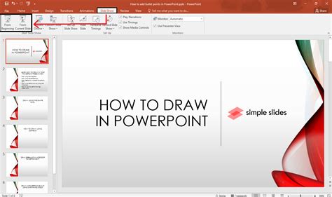 Learn How To Draw On Powerpoint