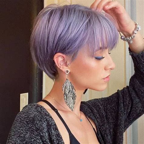 Stylendesigns Hair Tattoo Nails Designs Short Purple Hair Short