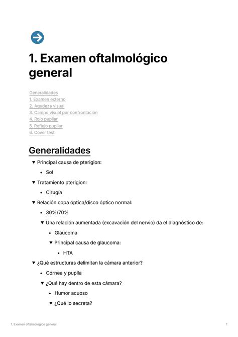 SOLUTION Examen Oftalmol Gico General Studypool