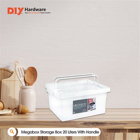 Megabox Storage Box 20 Liters With Handle Mg 686h Shopee Philippines