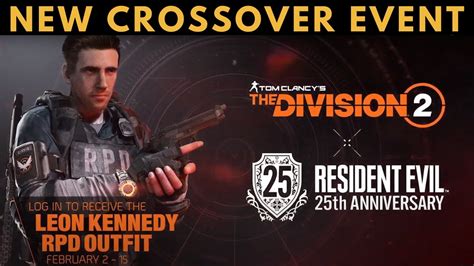 The Division 2 New Resident Evil Crossover Event Youtube