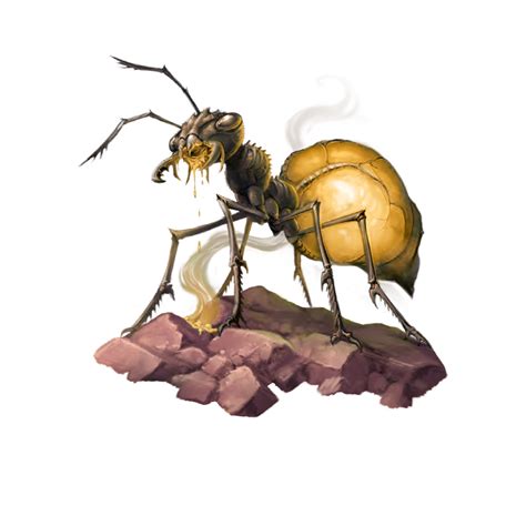 Dire Ant Yellow en 2024 Arte de criaturas míticas Monstruos