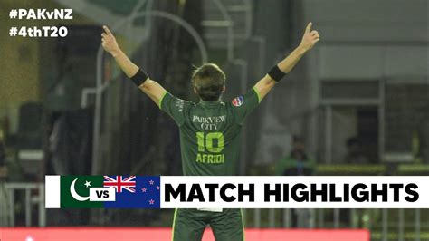 Pakistan Vs New Zealand 4th T20 Full Highlights 2024 Pak Vs Nz 2024