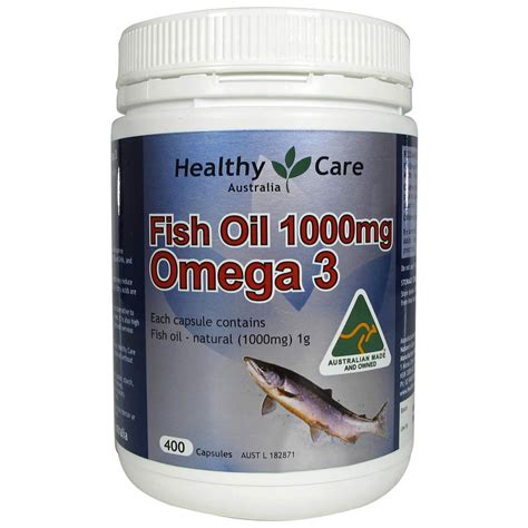 Healthy Care Fish Oil 1000mg Omega 3 400 Capsules