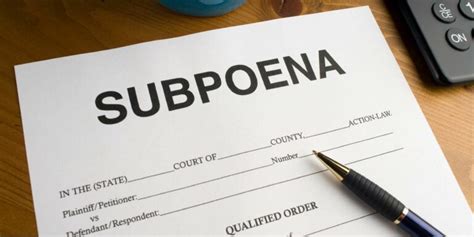 Subpoenas What You Need To Know Australian Counselling Association