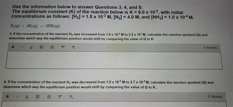 Solved Use The Information Below To Answer Parts A B Chegg