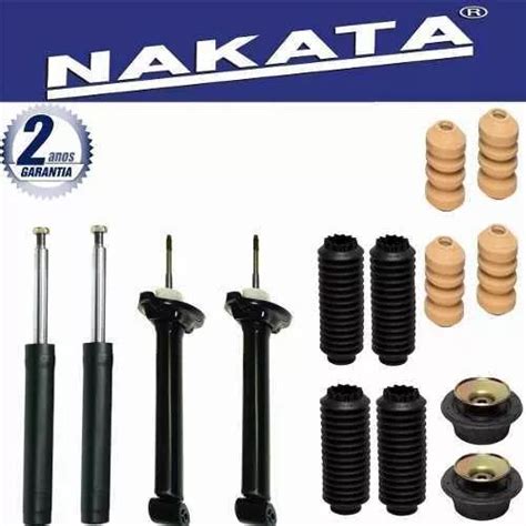 Kit 04 Amortecedor Nakata Gol G3 G4 Kit Suspensão