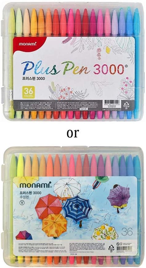 Amazon Monami Plus Pen Felt Tip Pens Fine Point Mm