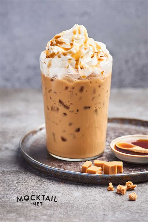 Iced Caramel Latte Recipe Mocktail Net