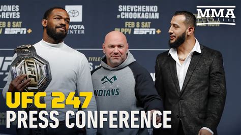 Ufc 247 Jones Vs Reyes Press Conference Mma Fighting Youtube