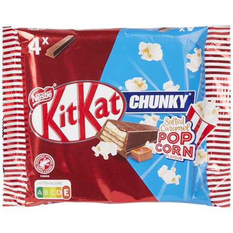 Kitkat Chunky Salted Caramel Popcorn Aanbieding Bij Action