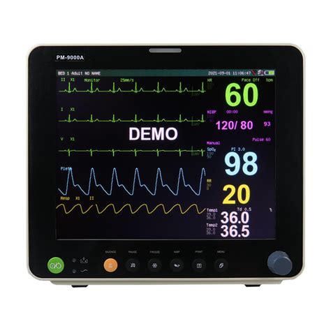 12 1 Inch Colorful Multiparameter Patient Monitor High Resolution TFT