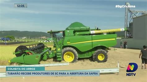 Produtores Se Re Nem Em Tubar O Para A Abertura Oficial Da Colheita