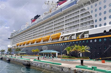 Disney Dream Cruise Ship In Nassau Bahamas Editorial Image Image Of