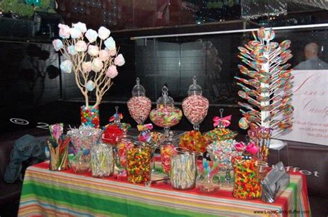 Diy With A Candy Theme Weddingbee Boards Buffet De Dulces Mesa De Bocadillos Salados