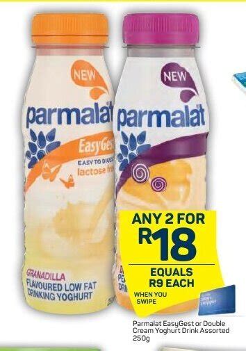 Parmalat Easygest Or Double Cream Yoghurt Drink Assorted 250g Offer At