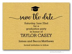 Graduation Save The Date Cards