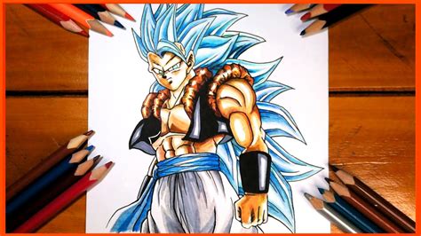 Como Desenhar O Gogeta Blue Super Sayajin Instinto Superior Youtube