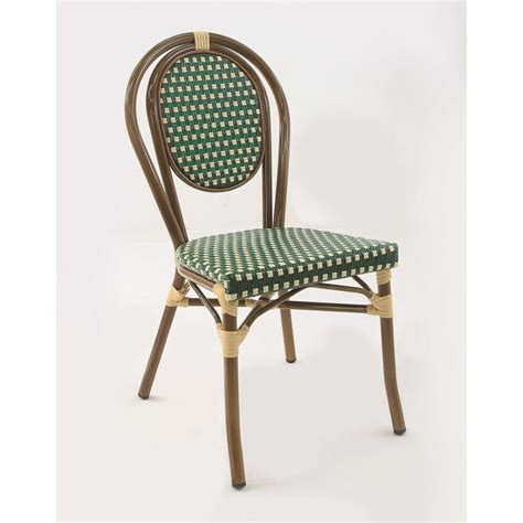 Chaise Bamboo Vert Et Cr Me Kg Hauteur Assise Cm