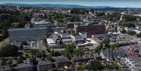 Royal Gwent Hospital Newport, 09/07/22 - Aerial Snaps