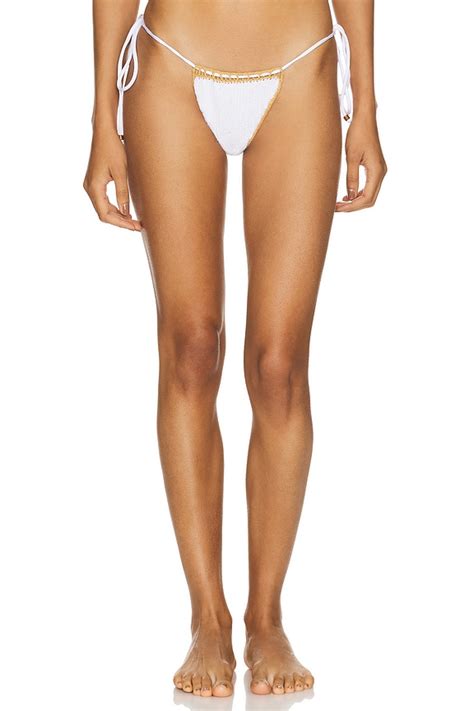 Indah X REVOLVE Iza Bikini Bottom In White REVOLVE