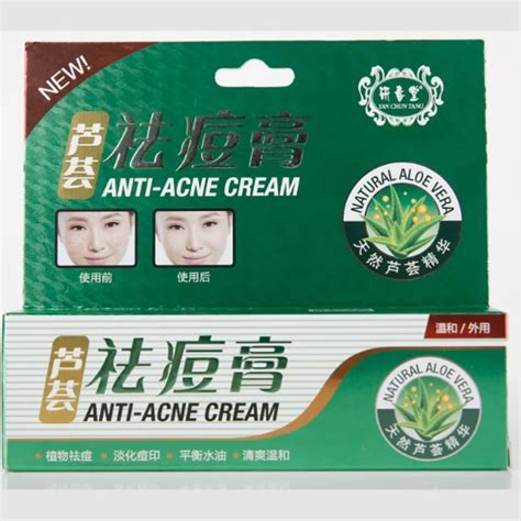 Traditional Chinese Medicine Acne Treatment Shrink Pores Spots Gel