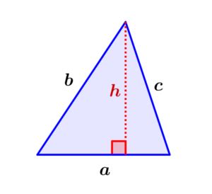 Height of a Scalene Triangle - Formulas and Examples - Neurochispas