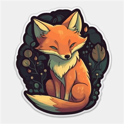 Premium Vector | Cute fox artwork