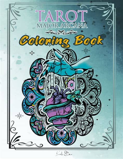 Buy Tarot Major Arcana Coloring Book By Loutecrea Coloring Pages For