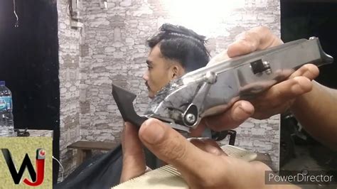 Tutorial Belajar Kunci Dasar Motong Rambut Pakai Mesin Indonesia YouTube