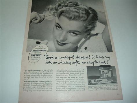 Original Marilyn Monroe Advertisement 1951 Love Nest Full Page Ad