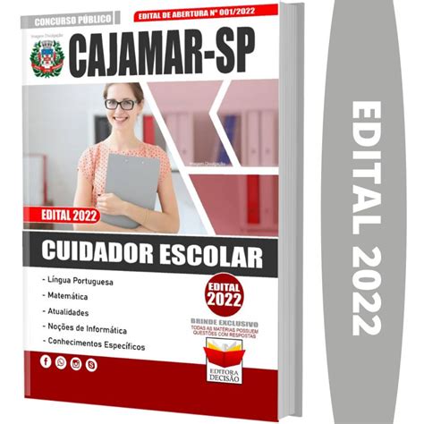 Apostila Concurso Cajamar SP CUIDADOR ESCOLAR Solução Cursos e