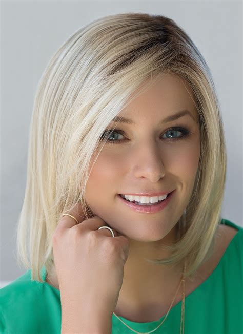 Chin Length Blonde Straight Bob Wigs Best Wigs Online Sale Rewigs