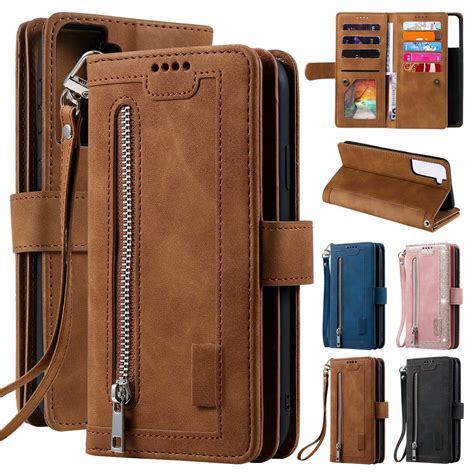 BEIYOYO Samsung Galaxy S22 Case Wallet With Card Slot Premium Soft PU